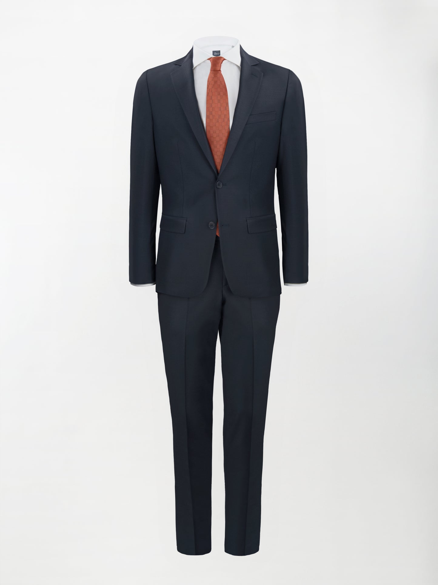 Abito Dukatholl® in Lana Stretch modello Roma - Color Blu Notte | Slim fit