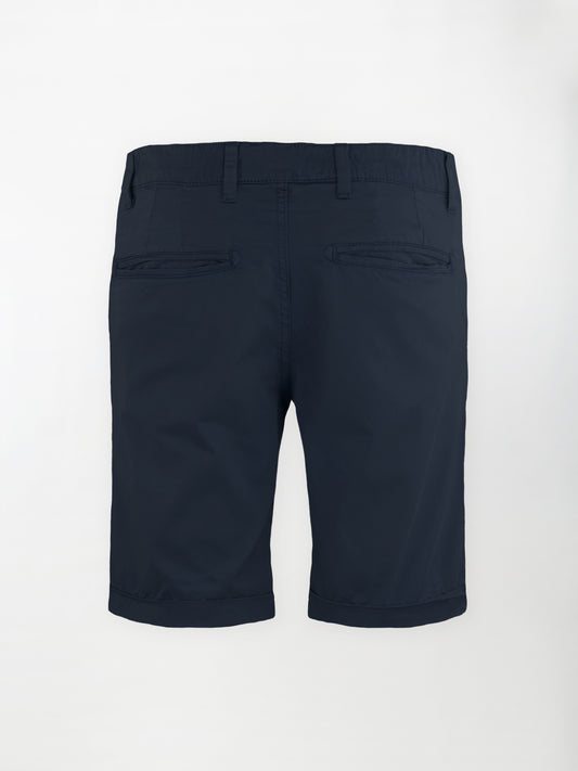 Bermuda classico - color Blu scuro - Cotone elasticizzato